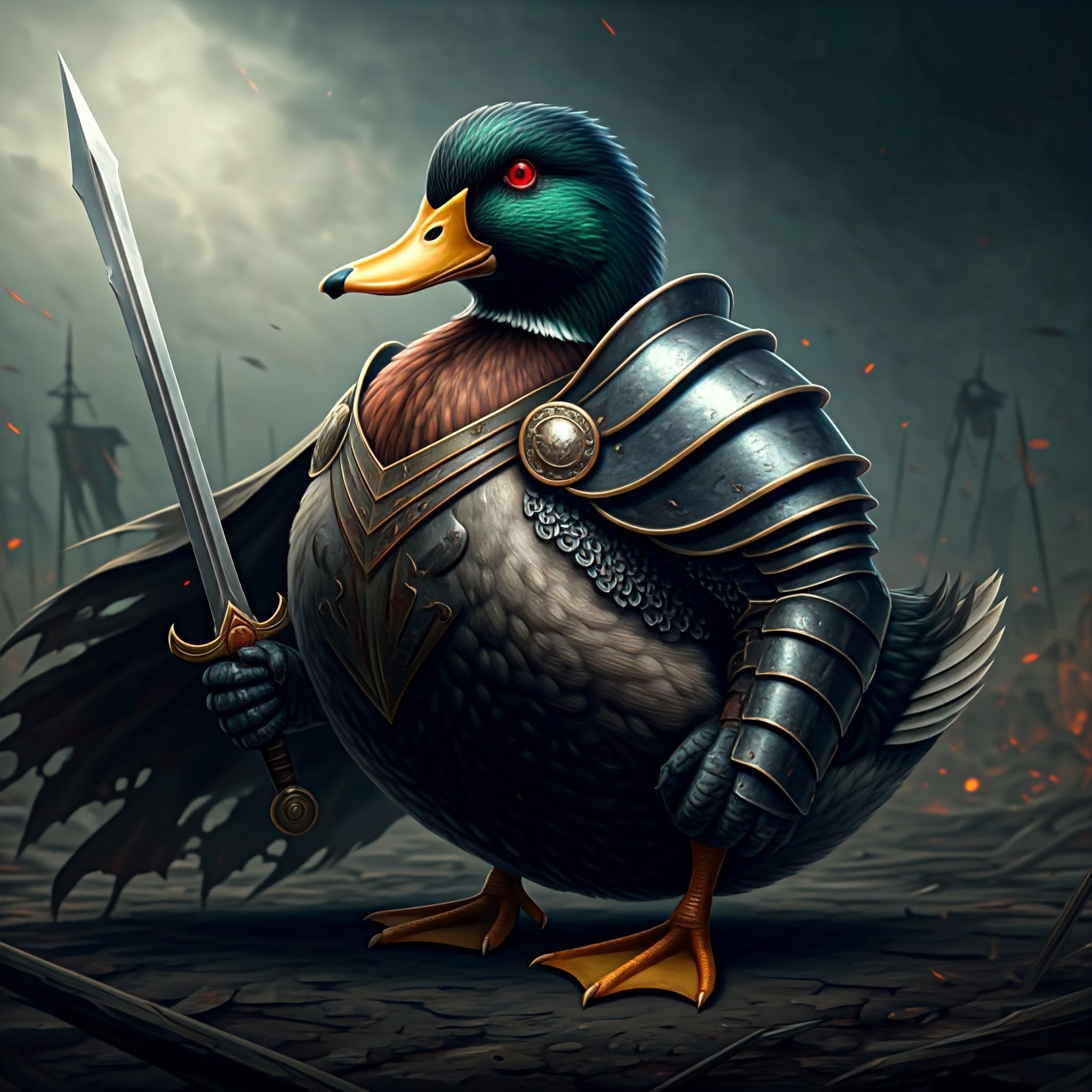 Mallard the warrior duck.jpeg